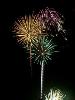 Fireworks are a popular New Year's Eve event