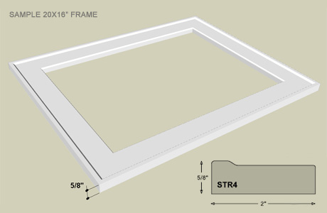 Edmonton Extra Large Custom Artist Canvas Stretcher Frames W Pre   Str4 3d 